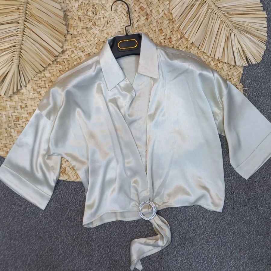 شومیز گره ای کد 15635